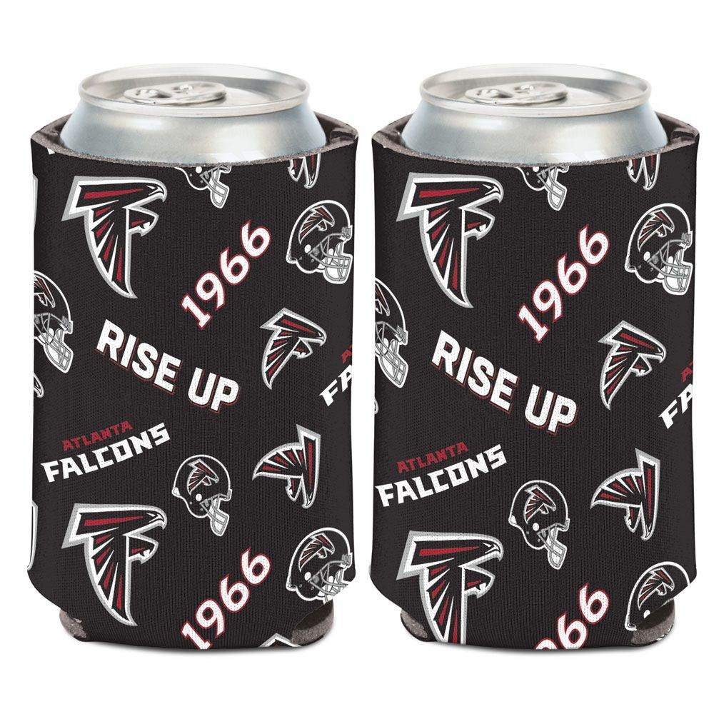 Atlanta Falcons Can Cooler Scatterprint Design Wincraft - ToylandEU