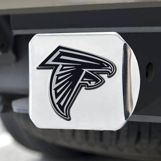 Atlanta Falcons Chrome Hitch Cover Emblem 2 Inch Square - ToylandEU