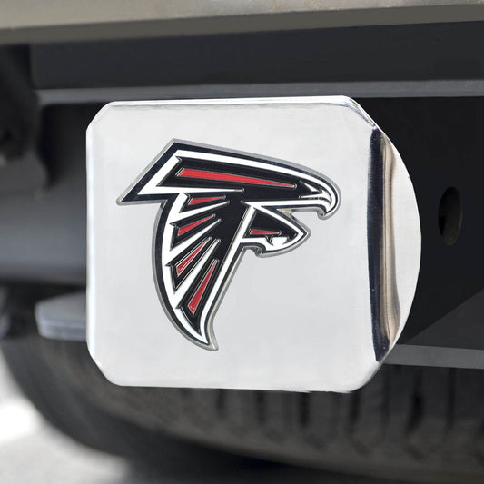 Atlanta Falcons Chrome Hitch Cover Emblem 3D Logo Plate - ToylandEU