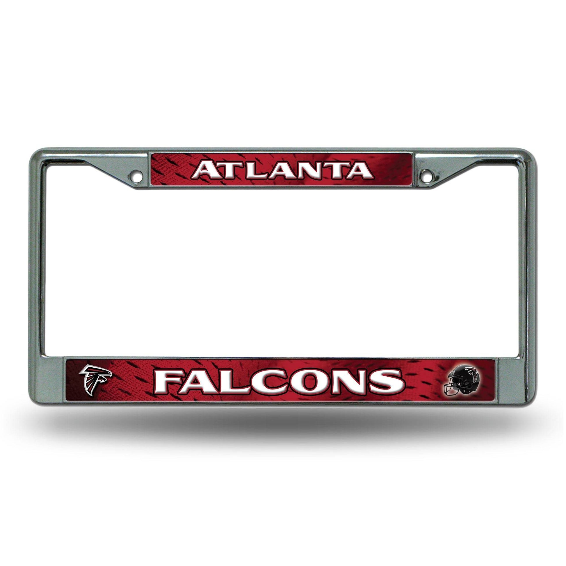 Atlanta Falcons Chrome License Plate Frame Printed Insert - ToylandEU