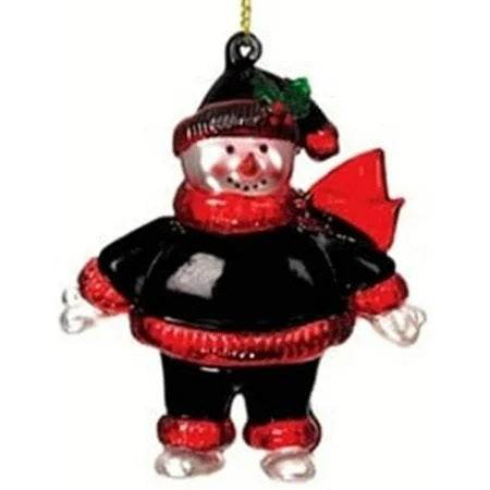 Atlanta Falcons Crystal Snowman Ornament 2.75 Inch Official - ToylandEU