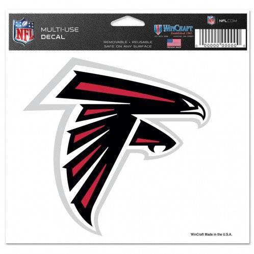 Atlanta Falcons Decal 5x6 Ultra Color Logo Official - ToylandEU