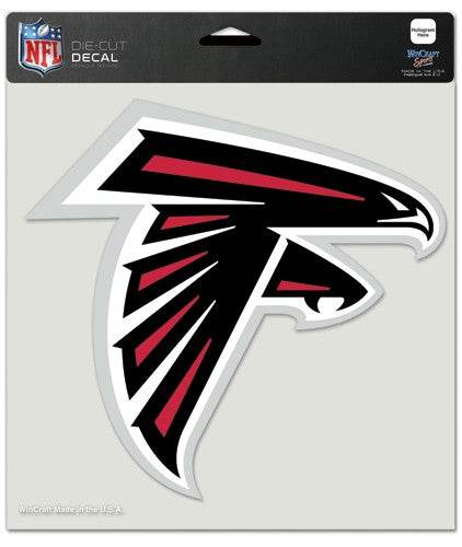 Atlanta Falcons Decal 8x8 Die Cut Color - ToylandEU