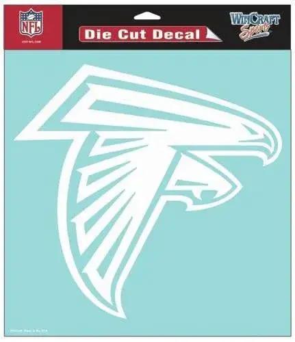  Atlanta Falcons Decal 8x8 Die Cut White -  ToylandEU™