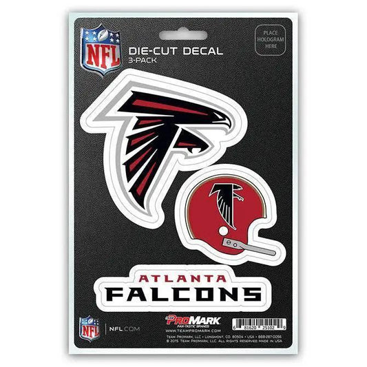  Atlanta Falcons Die Cut Decal 3 Pack Premium Vinyl USA -  ToylandEU™
