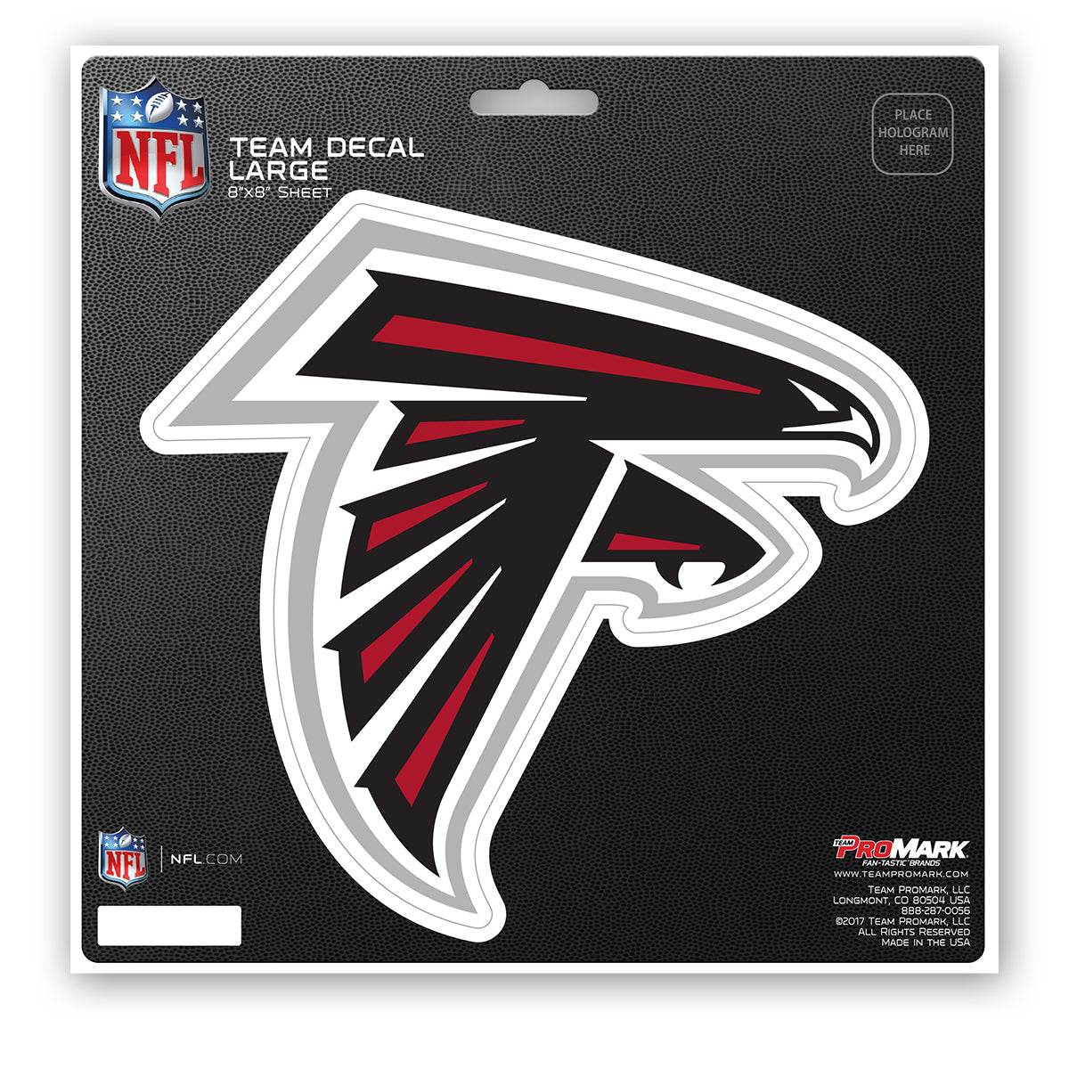 Atlanta Falcons Die Cut Decal 8x8 Color Logo UV Protected - ToylandEU