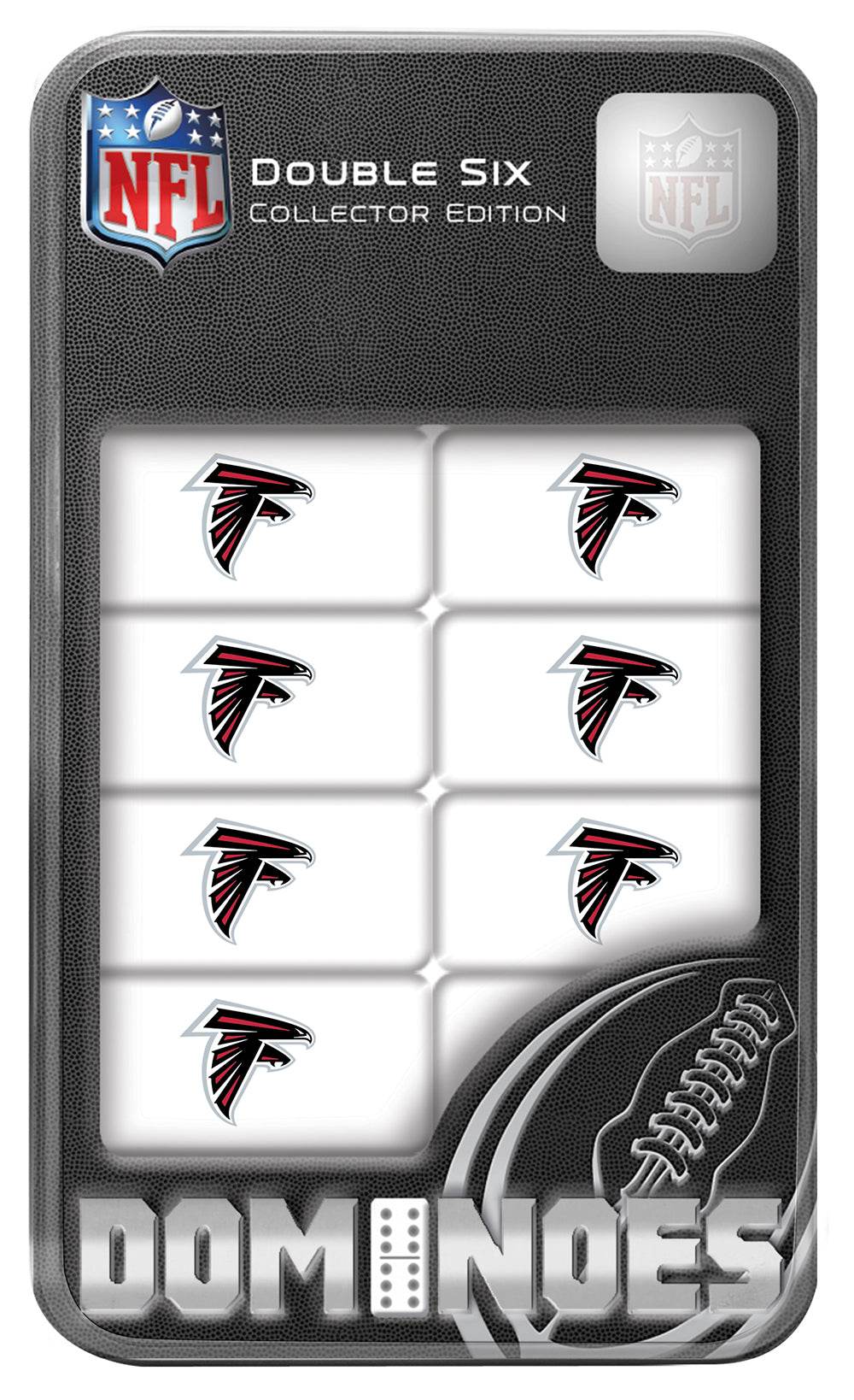 Atlanta Falcons Dominoes Set With Collectible Tin Box - ToylandEU
