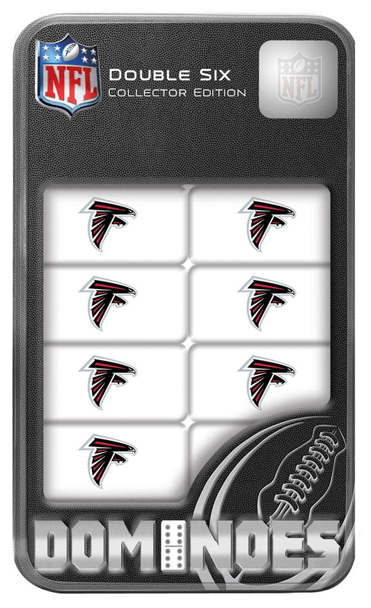 Atlanta Falcons Dominoes Set With Collectible Tin Box - ToylandEU