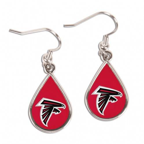 Atlanta Falcons Earrings Tear Drop Style Licensed Official - ToylandEU