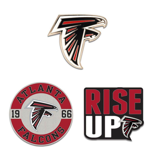 Atlanta Falcons Enamel Pin Set Three Piece by Wincraft - ToylandEU