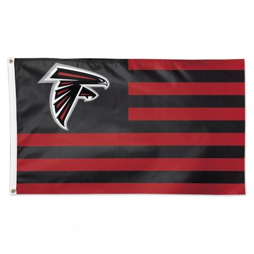 Atlanta Falcons Flag Deluxe Americana Design Three by Five - ToylandEU