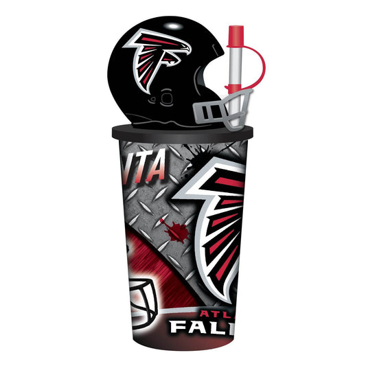 Atlanta Falcons Helmet Cup 32oz Plastic With Straw Lid - ToylandEU
