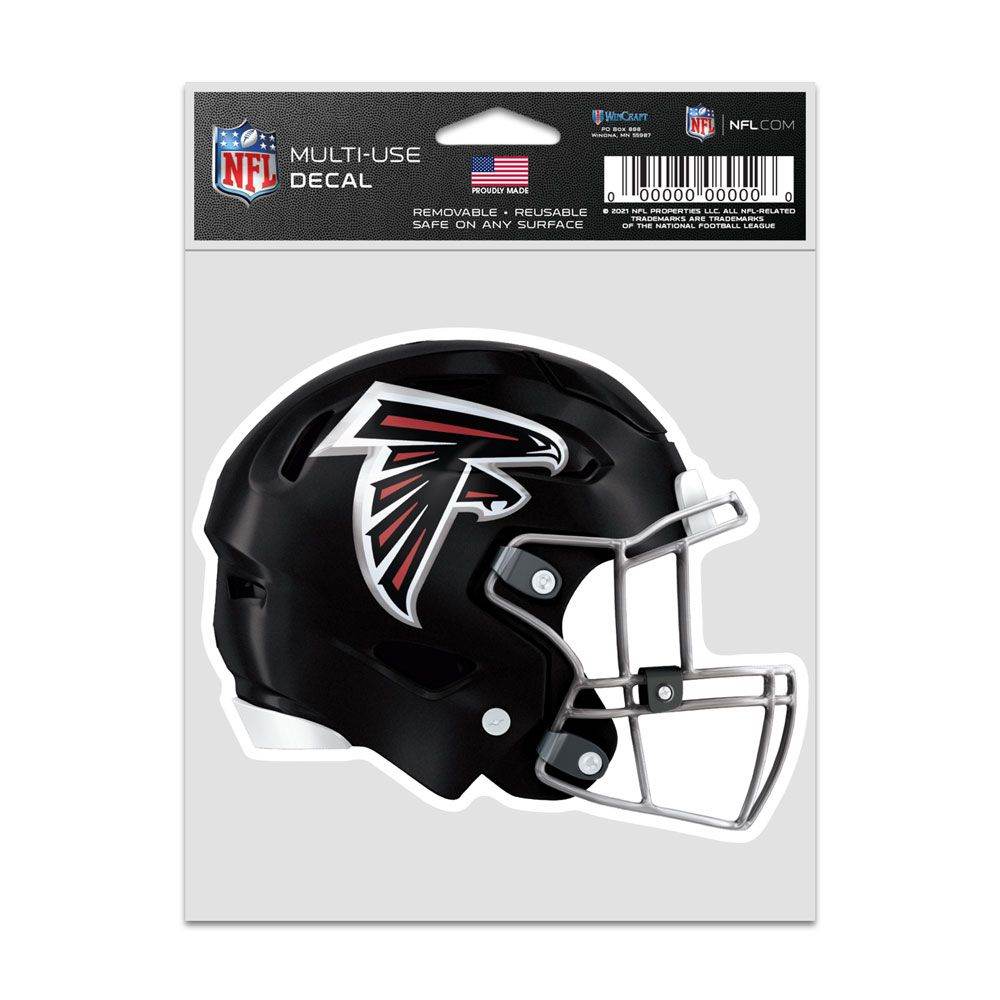 Atlanta Falcons Helmet Decal 3.75x5 Inches Fan Accessory - ToylandEU