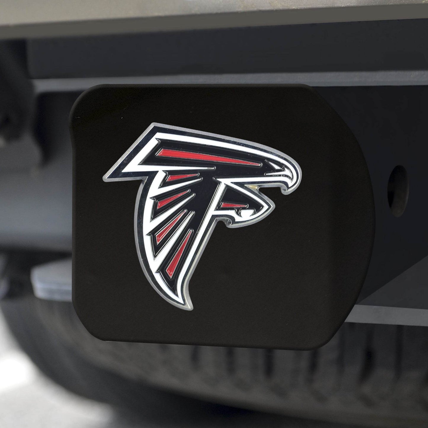 Atlanta Falcons Hitch Cover Emblem Black Color Finish - ToylandEU