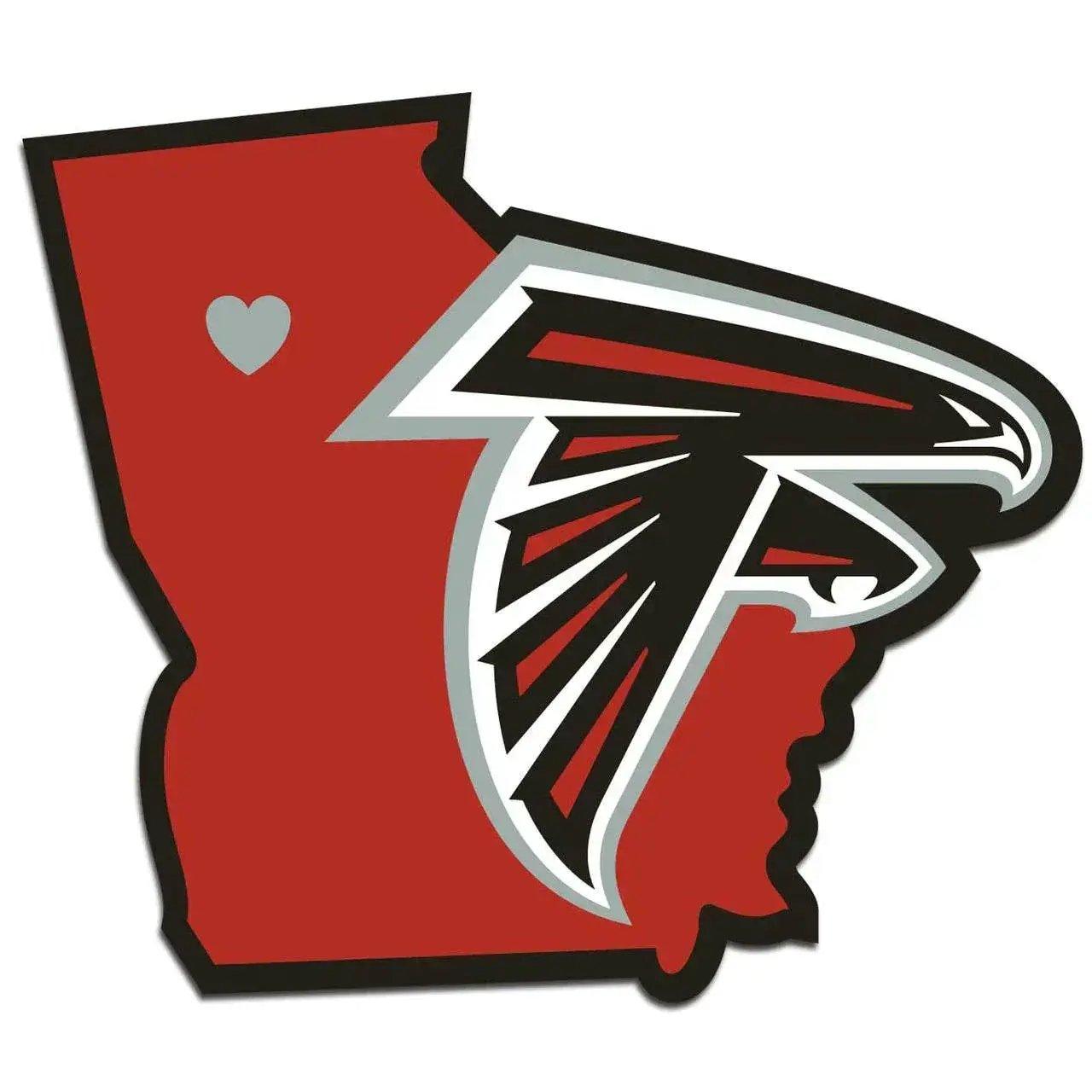  Atlanta Falcons Home State Pride Decal With Team Colors -  ToylandEU™