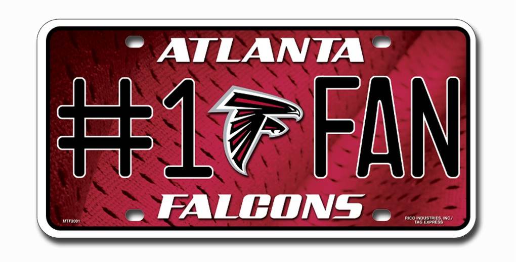 Atlanta Falcons License Plate #1 Fan - ToylandEU