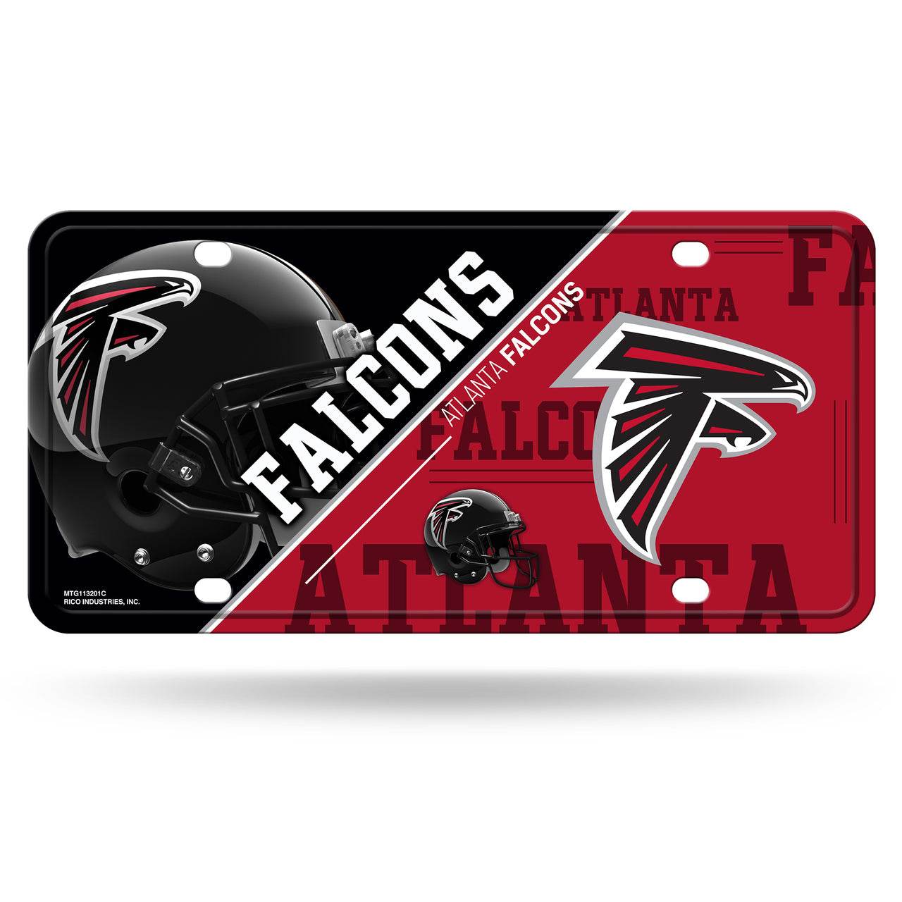 Atlanta Falcons License Plate Aluminum Officially Licensed - ToylandEU