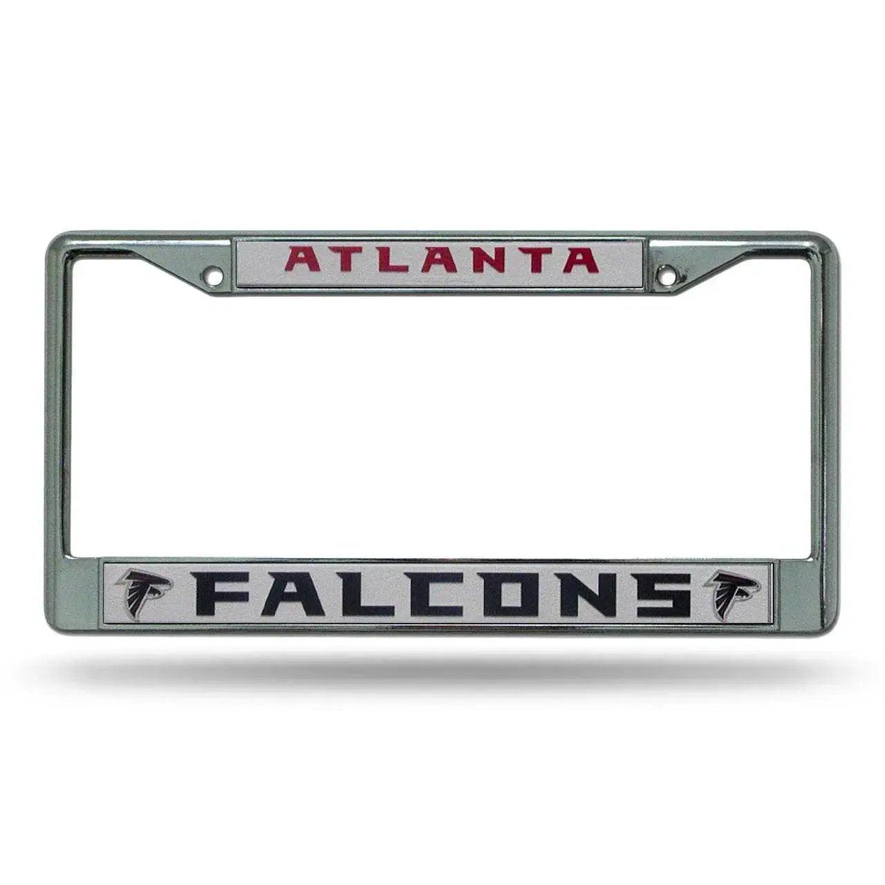  Atlanta Falcons License Plate Frame Chrome Silver Insert -  ToylandEU™