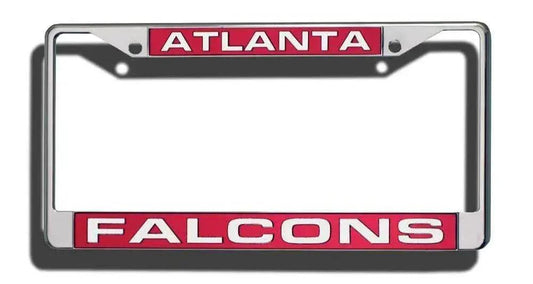  Atlanta Falcons License Plate Frame Laser Cut Chrome -  ToylandEU™