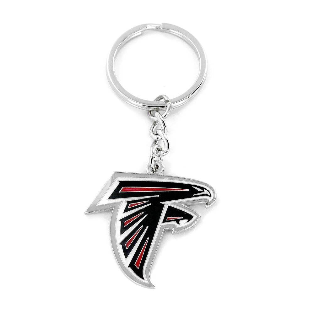 Atlanta Falcons Logo Keychain Durable Metal With Split Ring - ToylandEU