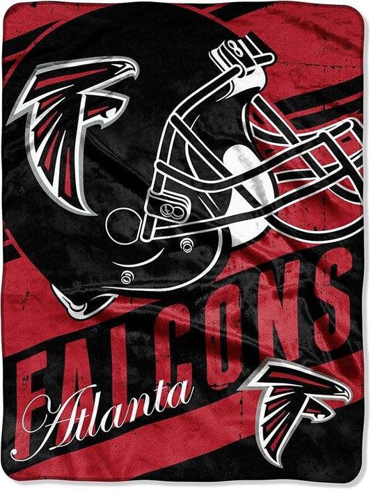 Atlanta Falcons Micro Raschel Blanket 46x60 Deep Slant - ToylandEU