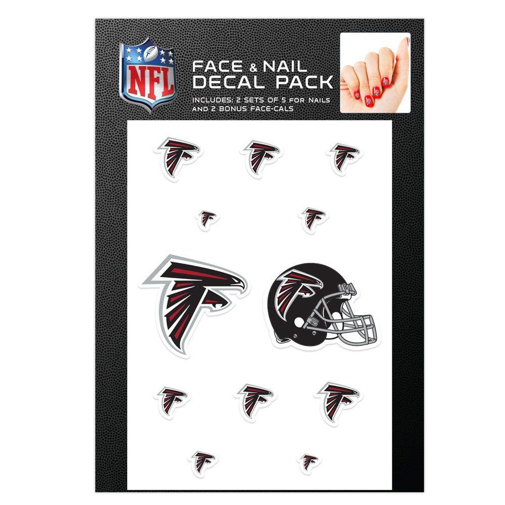 Atlanta Falcons Nail Cals Waterless Decals Team Spirit Set - ToylandEU