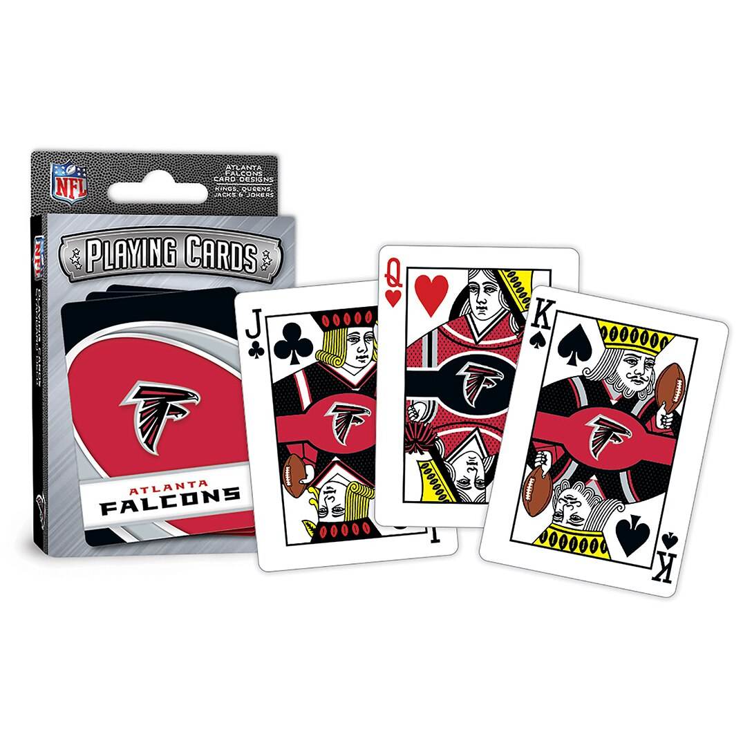 Atlanta Falcons Playing Cards Logo Deck 52 Card Set Jokers - ToylandEU