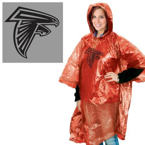 Atlanta Falcons Rain Poncho Lightweight One Size Fits Most - ToylandEU
