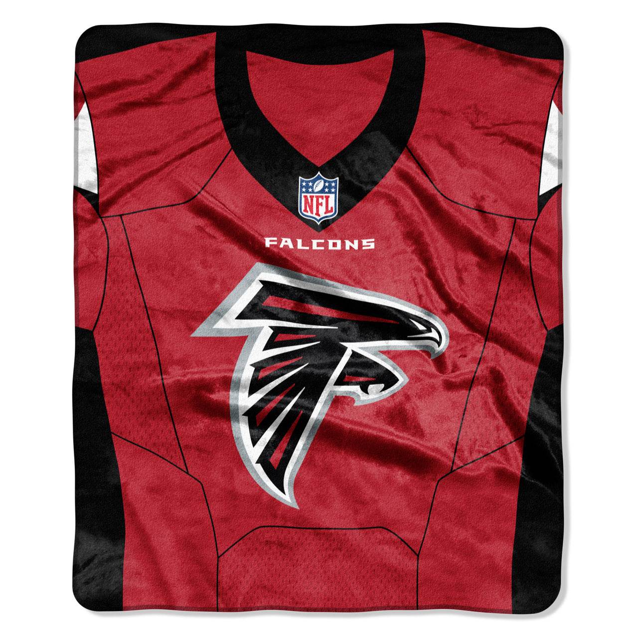 Atlanta Falcons Raschel Jersey Blanket 50x60 Plush Throw - ToylandEU