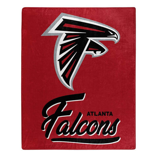 Atlanta Falcons Raschel Throw Blanket 50x60 Signature - ToylandEU