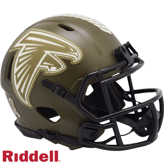 Atlanta Falcons Riddell Mini Speed Salute To Service Helmet - ToylandEU