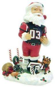 Atlanta Falcons Santa Claus Bobblehead Forever Collectibles - ToylandEU