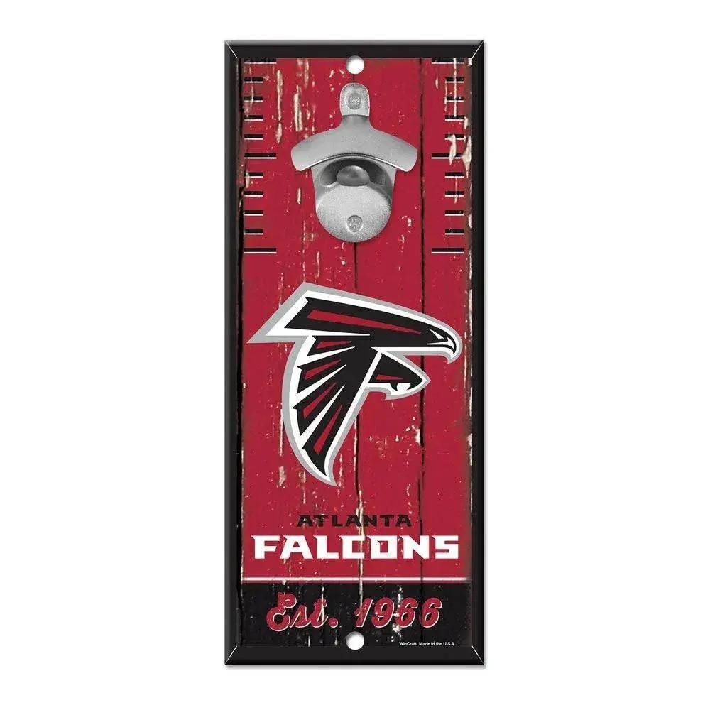  Atlanta Falcons Sign Wood Bottle Opener 5x11 Wall Mount -  ToylandEU™