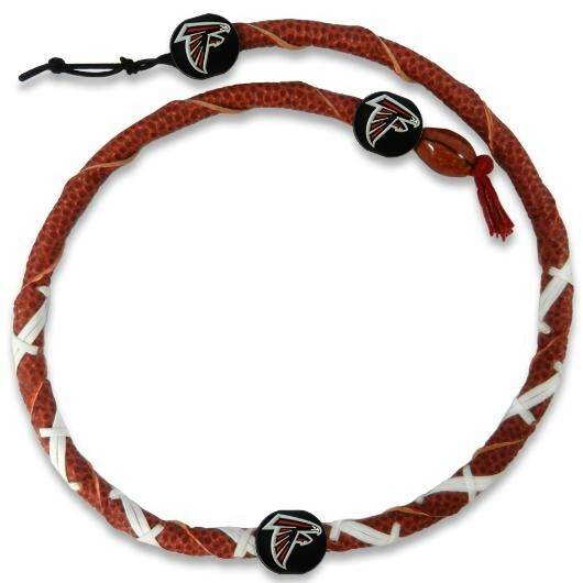 Atlanta Falcons Spiral Football Necklace With Logo Beads - ToylandEU