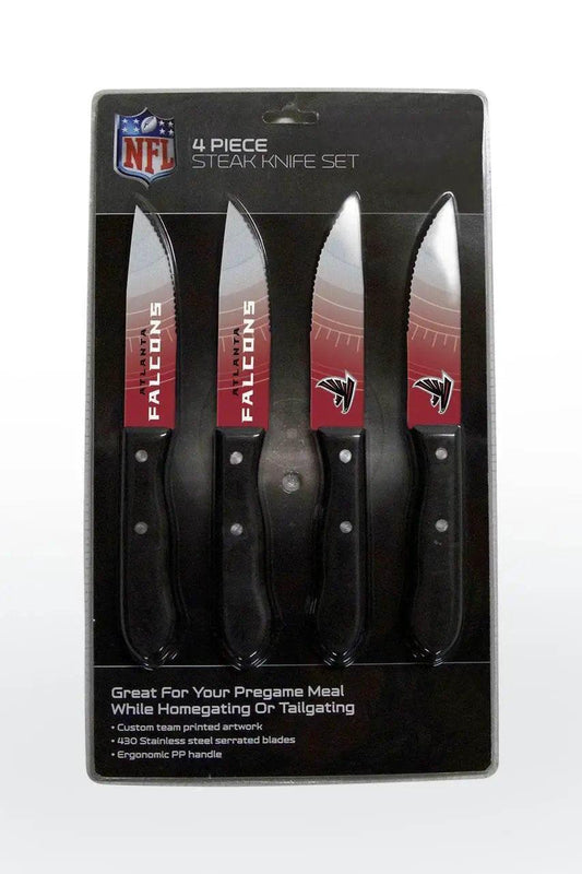  Atlanta Falcons Steak Knife Set 4 Pack With Team Design -  ToylandEU™