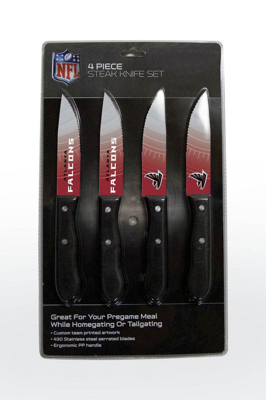 Atlanta Falcons Steak Knife Set 4 Pack With Team Design - ToylandEU