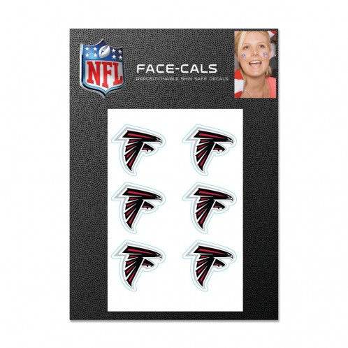 Atlanta Falcons Tattoo Face Decals Waterless Peel And Stick - ToylandEU