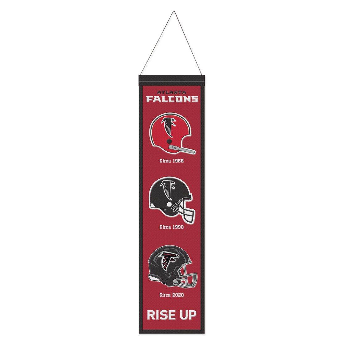 Atlanta Falcons Wool Banner 8x32 Heritage Evolution Design - ToylandEU