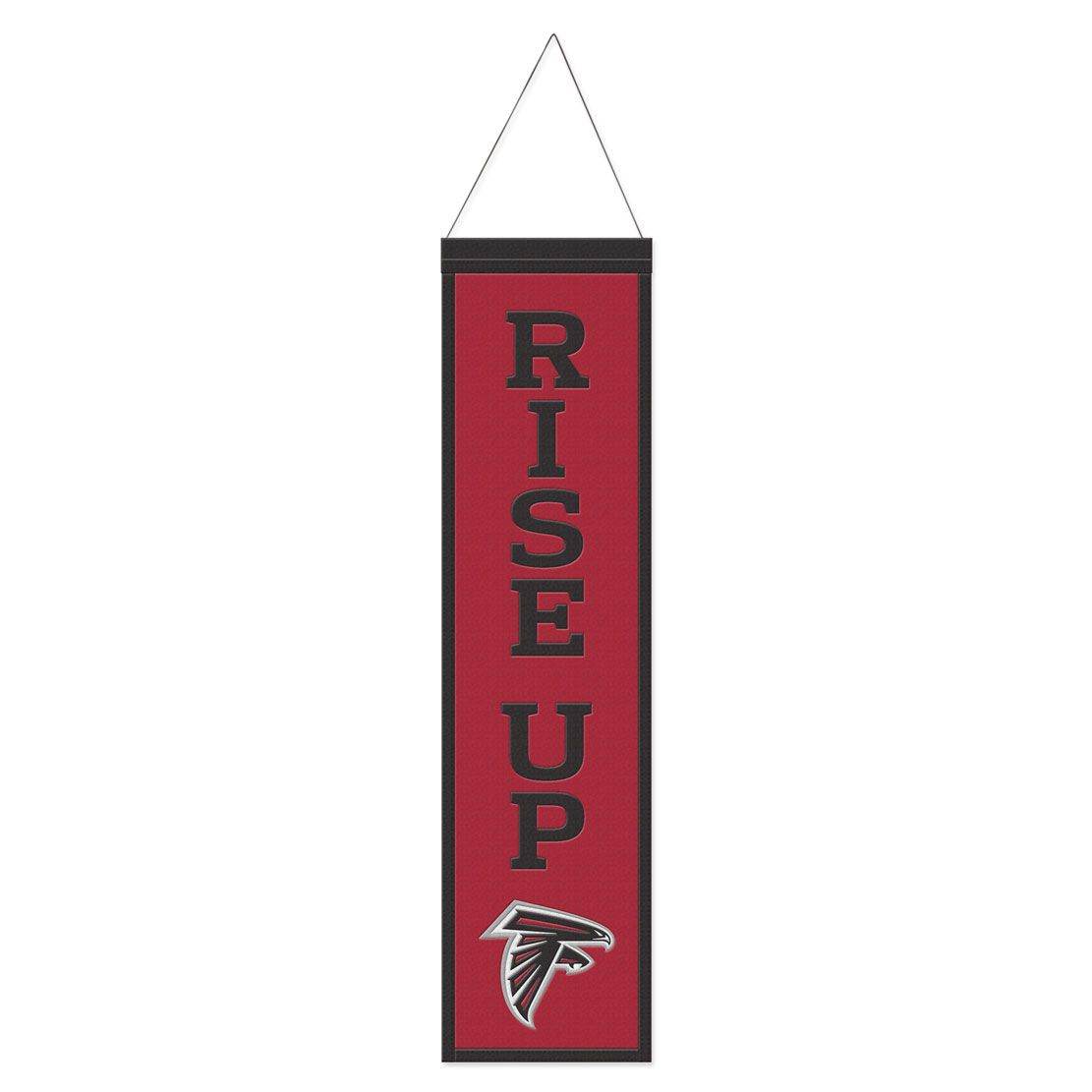 Atlanta Falcons Wool Banner 8x32 Heritage Slogan Design - ToylandEU