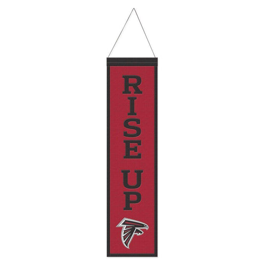 Atlanta Falcons Wool Banner 8x32 Heritage Slogan Design - ToylandEU
