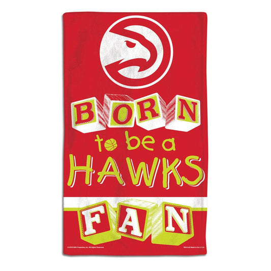 Atlanta Hawks Baby Burp Cloth 10x17 Special Order Wincraft - ToylandEU