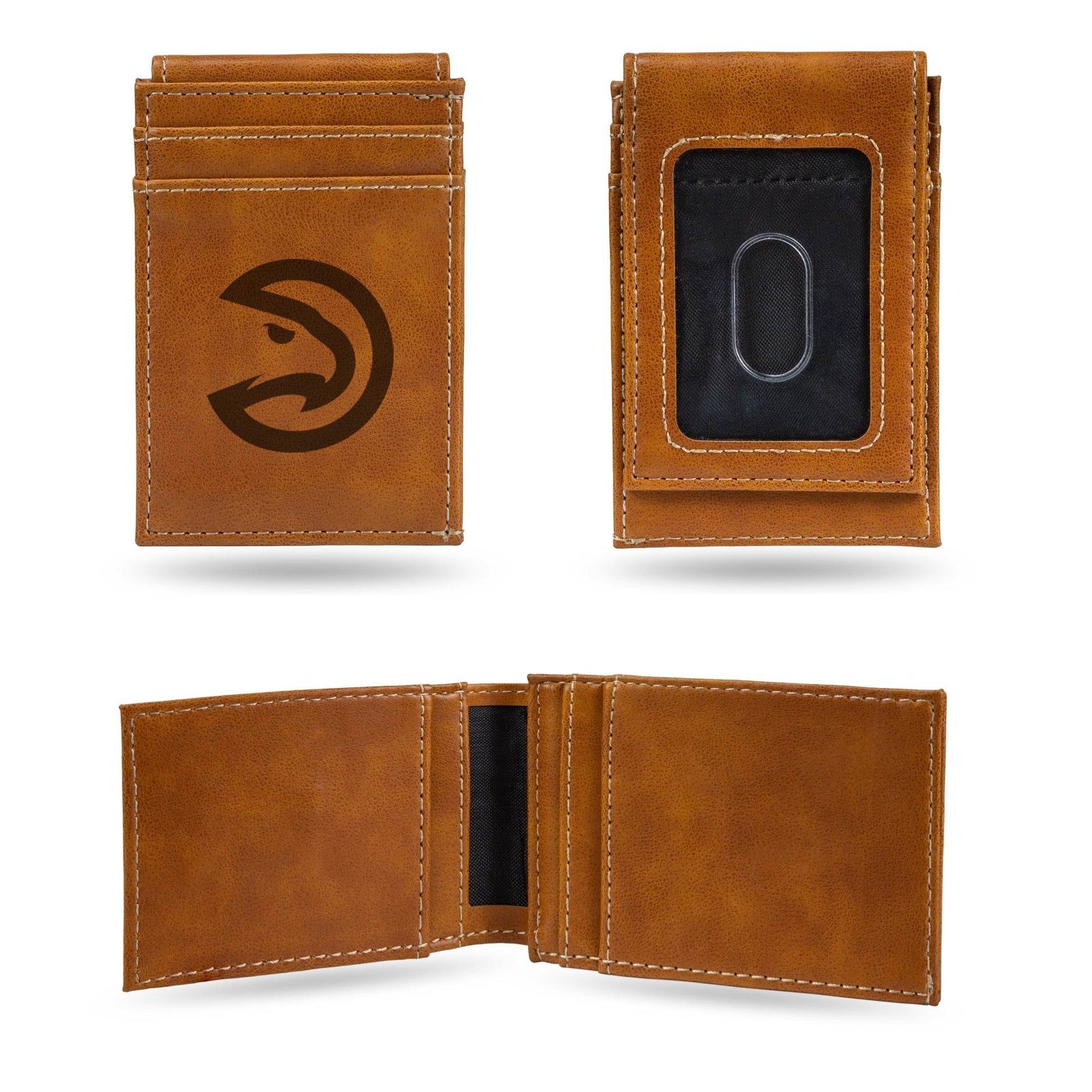 Atlanta Hawks Custom Front Pocket Wallet Laser Engraved - ToylandEU