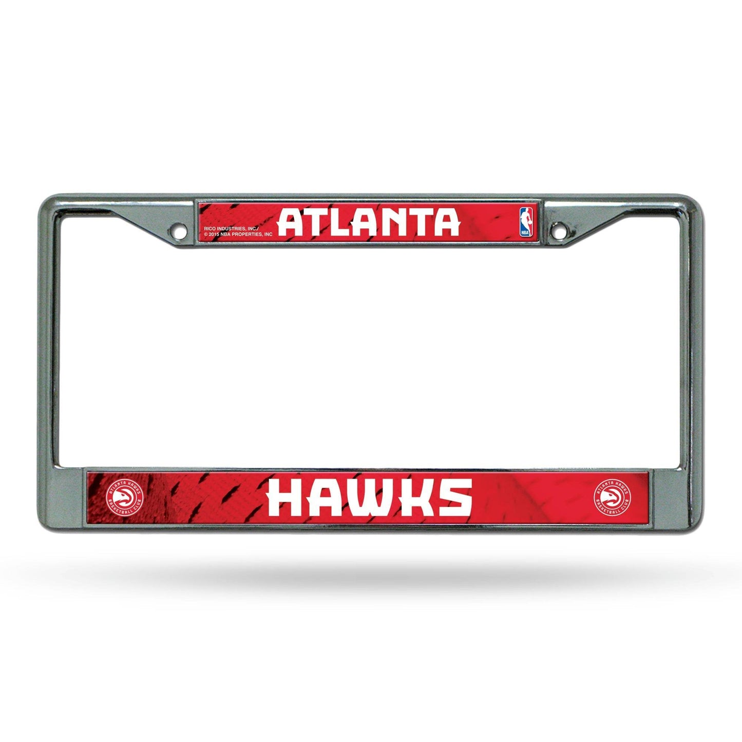 Atlanta Hawks License Plate Frame Chrome Printed Insert - ToylandEU