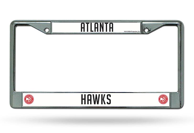 Atlanta Hawks License Plate Frame Chrome Special Order - ToylandEU