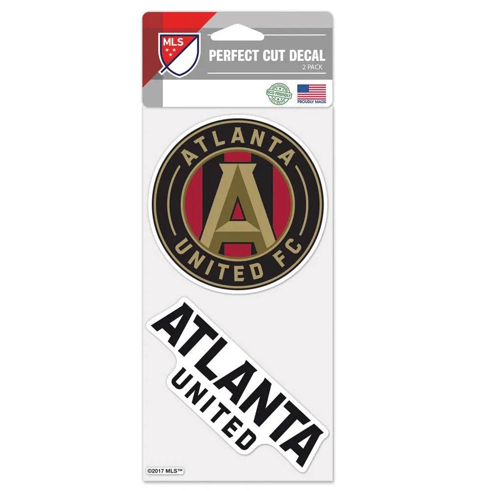 Atlanta United 4x4 Decal Set of 2 Outdoor Vinyl Weatherproof - ToylandEU