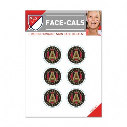 Atlanta United FC Tattoo Face Cals Decals Peel And Stick - ToylandEU