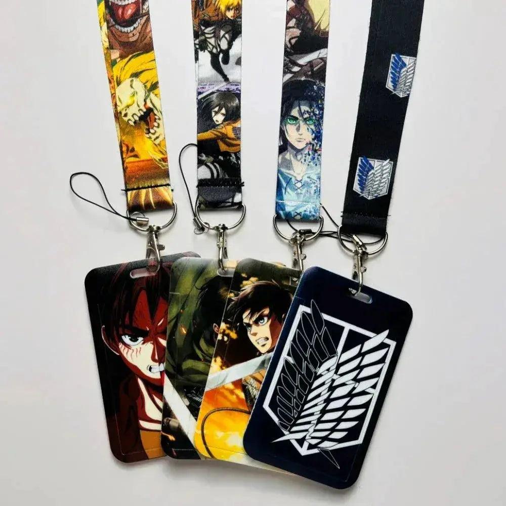 Attack On Titan Card Holder Lanyard Durable -  ToylandEU™