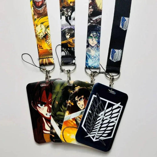  Attack On Titan Card Holder Lanyard Durable -  ToylandEU™