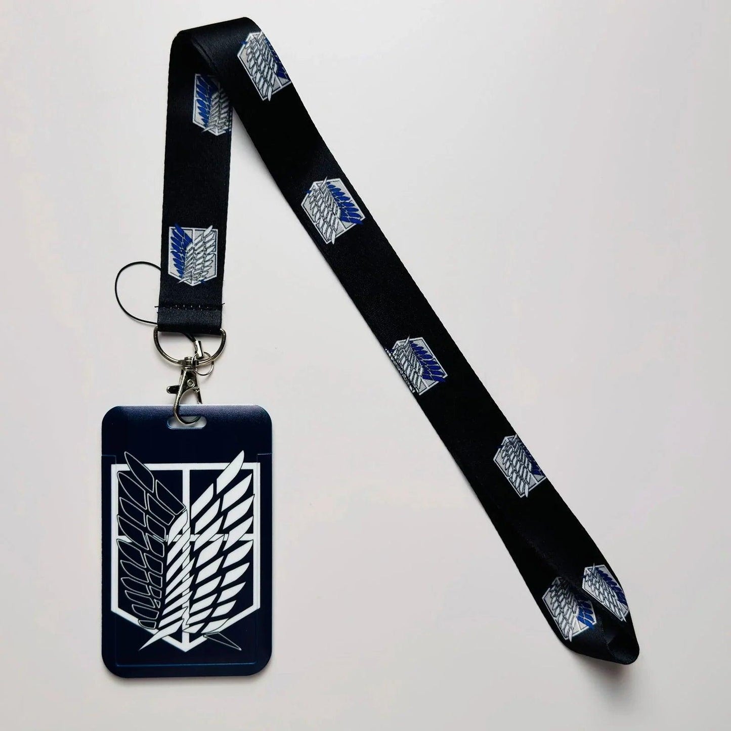 Attack On Titan Card Holder Lanyard Durable