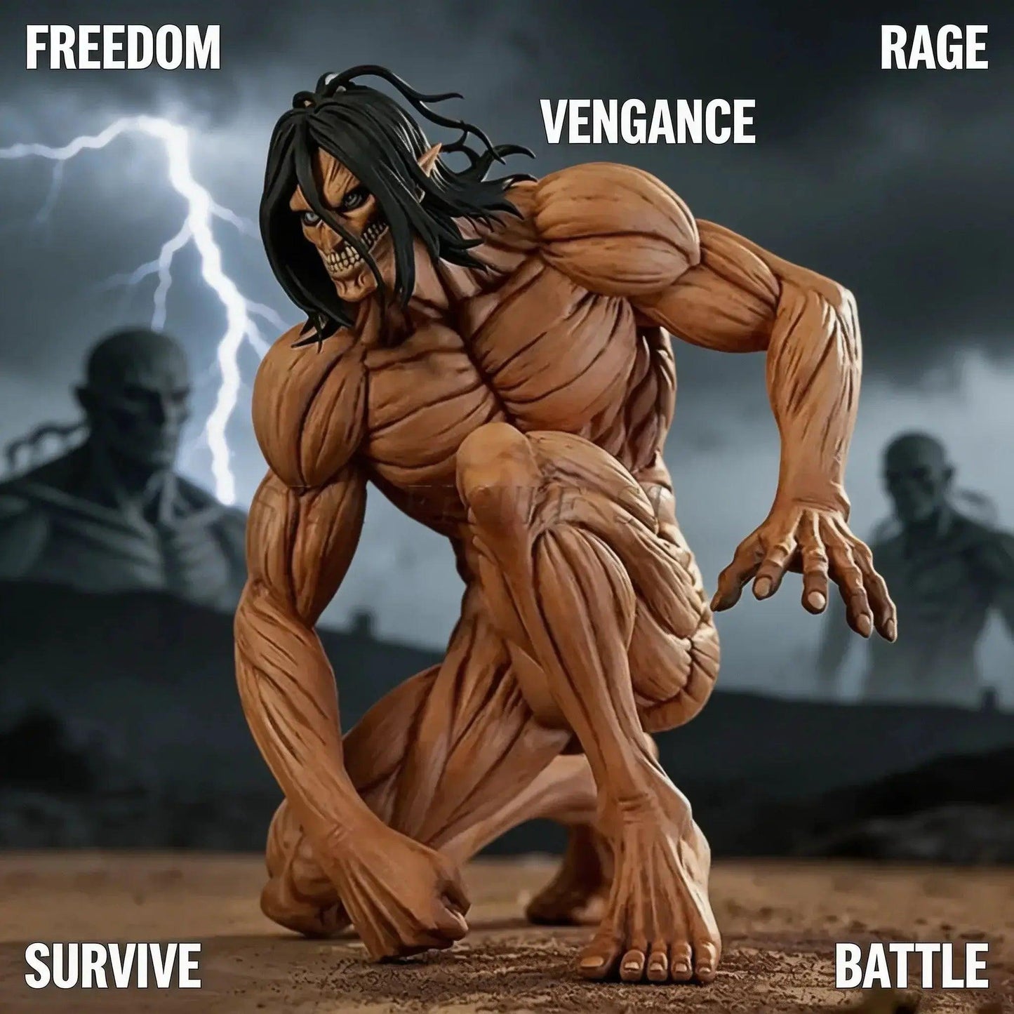  Attack On Titan Eren Levi Action Figure Bandai Collectible -  ToylandEU™